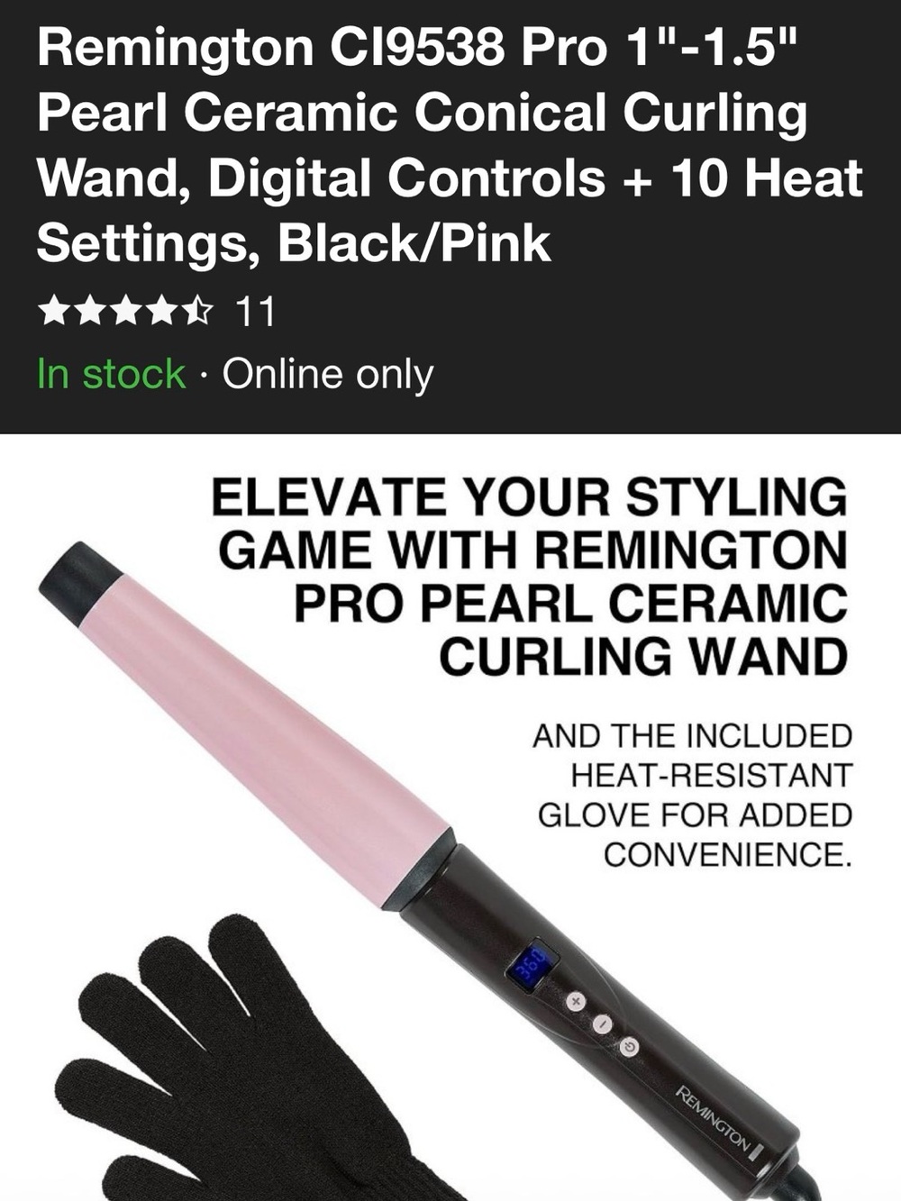 Curling Wand Product